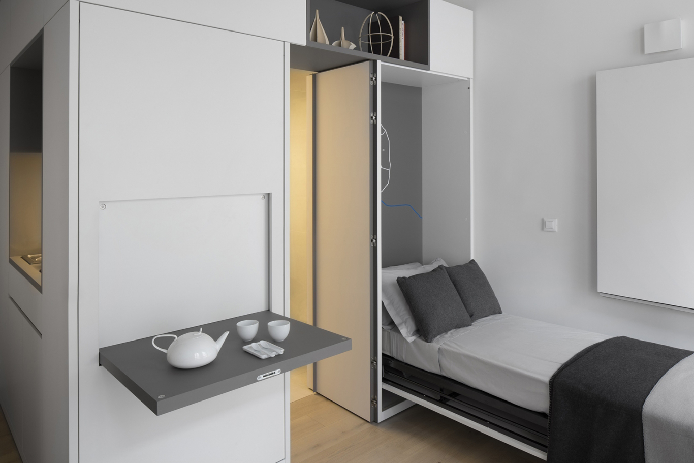 Image result for Multifunctional Minimal Space by EDB Studio - APT - Architectural ...